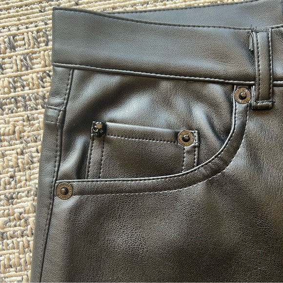 NEW - The Kooples - Bundle of Faux Leather Pants and Alpaca Wool Blend Sweater - Picture 6 of 7